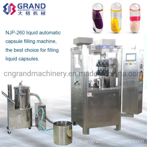 Liquid Pellet Pill Capsule Filling Machine Capsules Njp-260